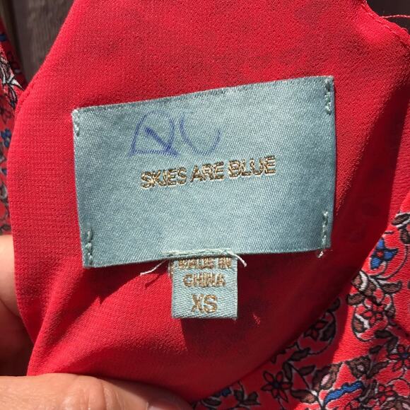 Anthropologie Skies Are Blue summer open back dress - Picture 5 of 7